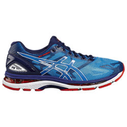 Asics GEL-NIMBUS 19 Men's Running Shoes, Blue/White